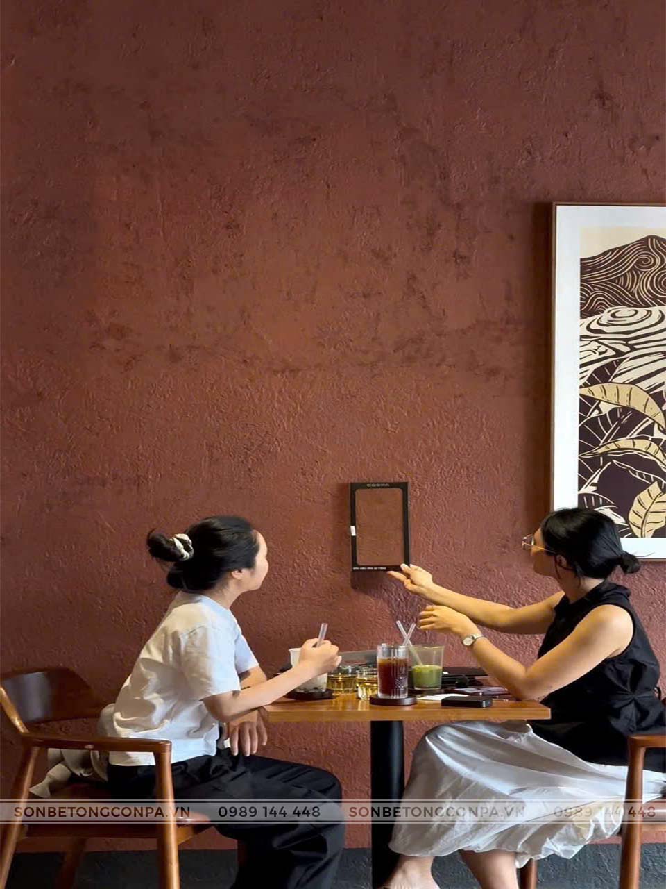 Min Coffee Tea & Billiards Club Sơn rơm đất tại quán Min Coffee Tea & Billards Club
