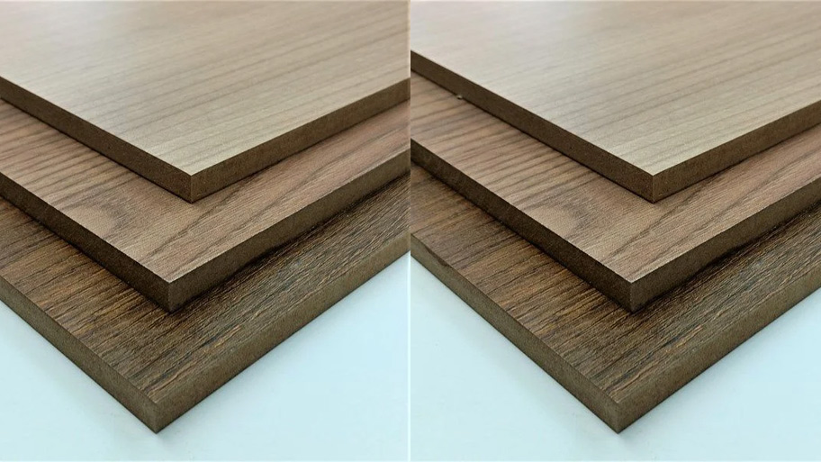 Bề mặt gỗ MDF phù hợp với sơn travertine