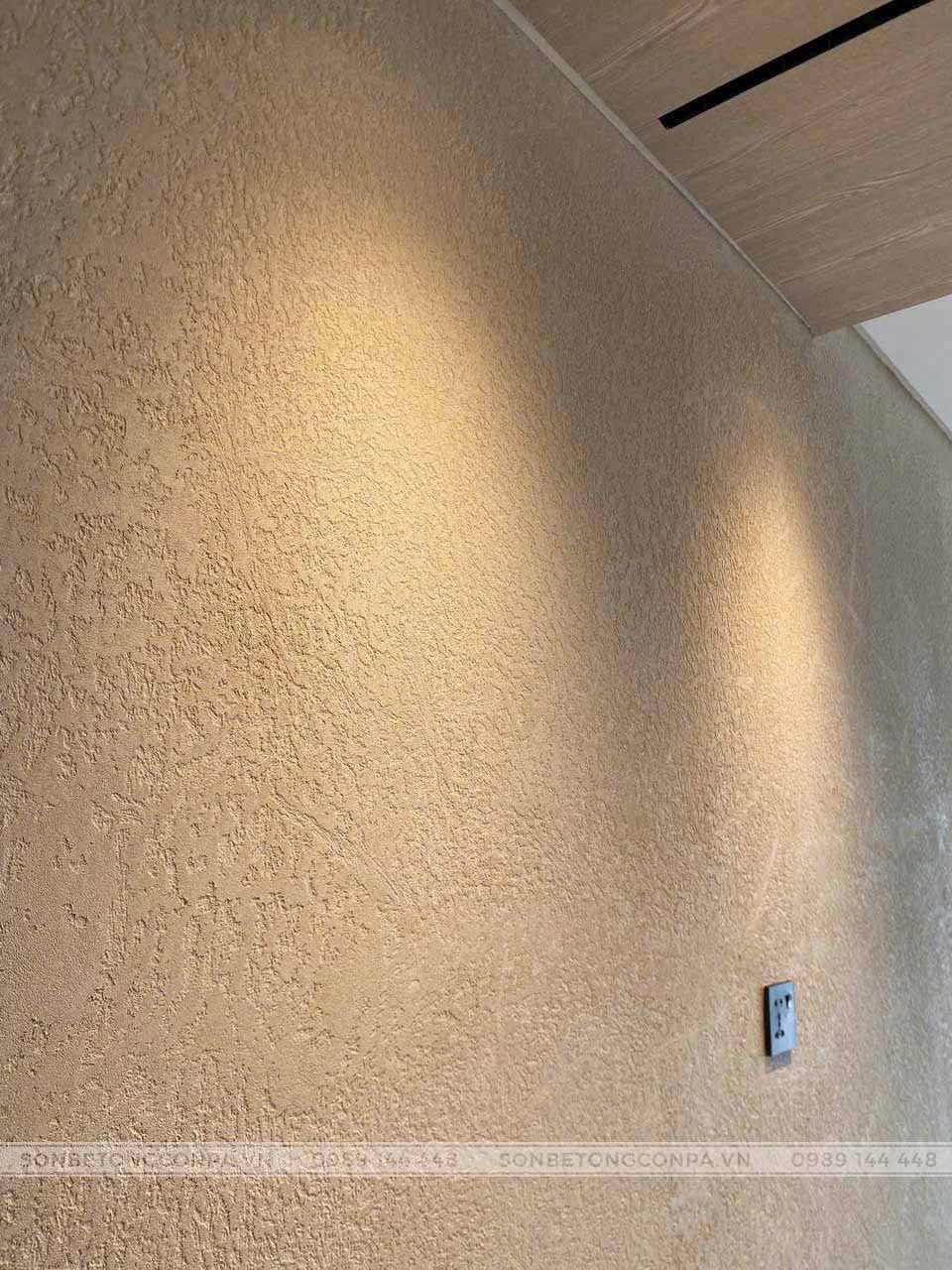 Thảo Điền Villa Cận cảnh màu sơn Conpa tại Thảo Điền Villa