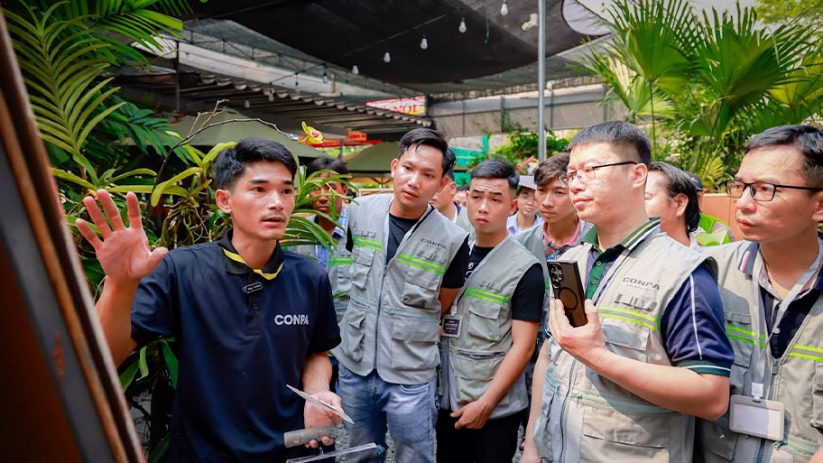 Đội ngũ nhân viên conpa