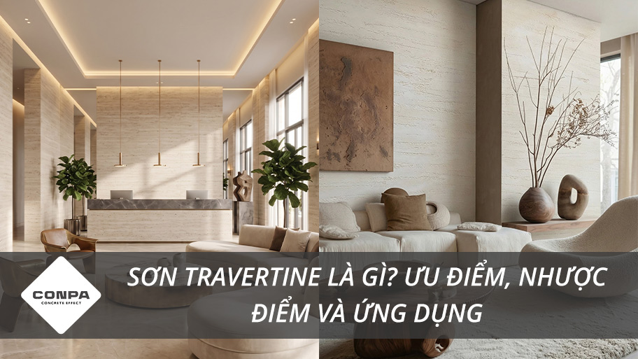 Khái niệm sơn travertine