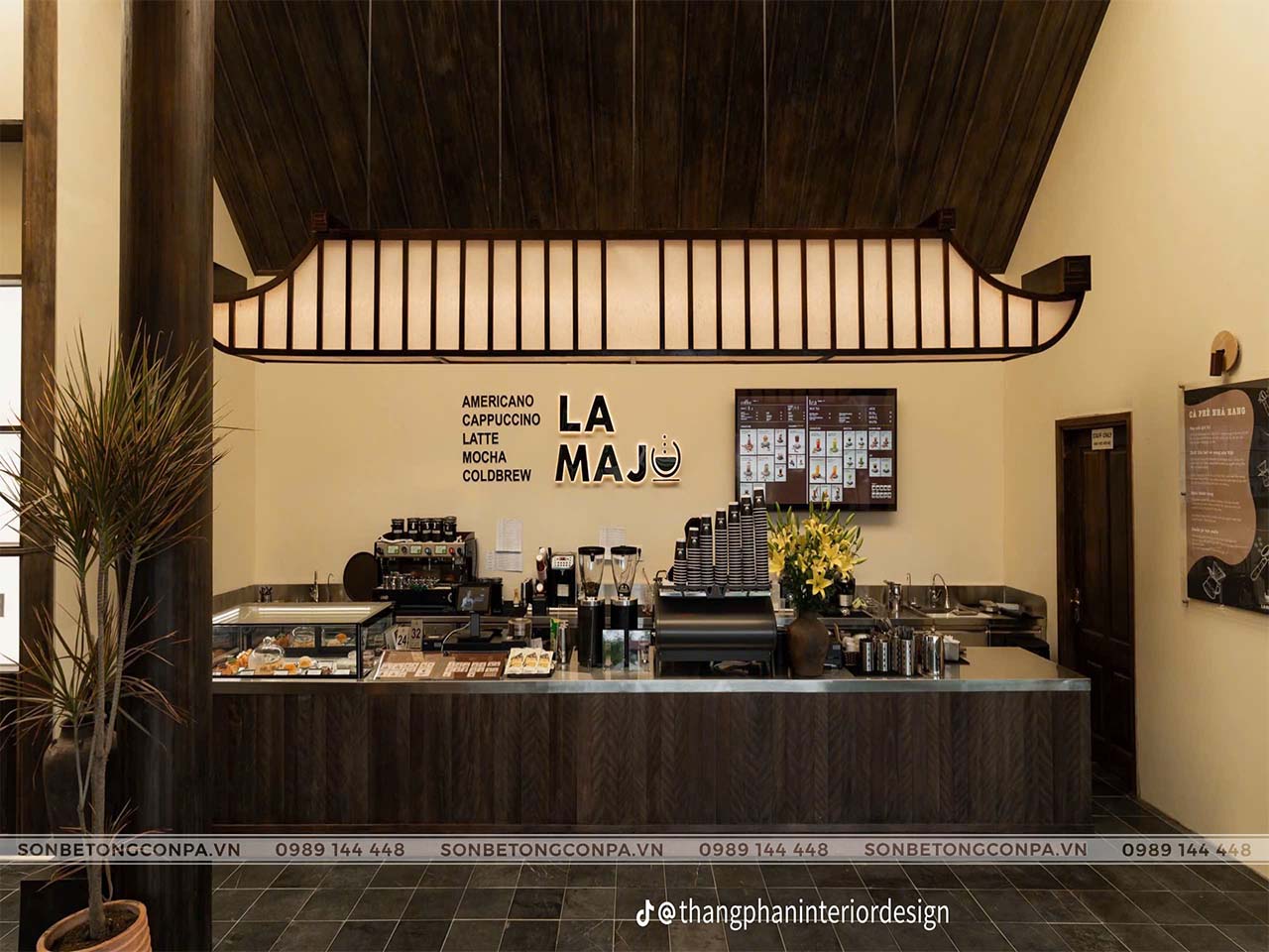 Quầy pha chế Lamajo Coffee