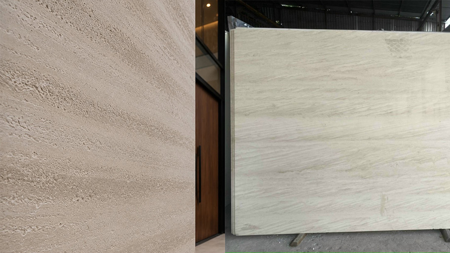 Sơn hiệu ứng travertine và đá travertine
