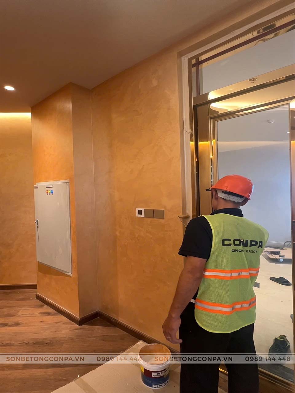 Dự án Vân Đồn Đội thợ thi công sơn Conpa tại dự án Vân Đồn