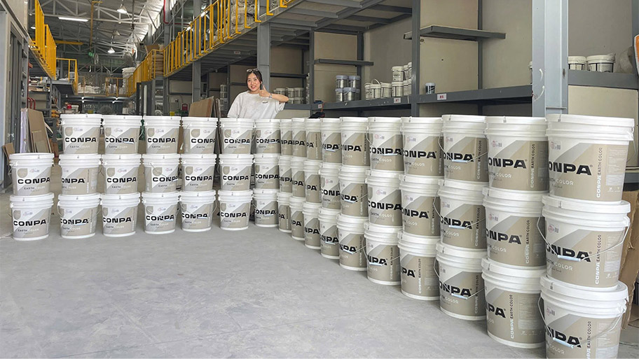 Đơn vị cung cấp sơn travertine Conpa