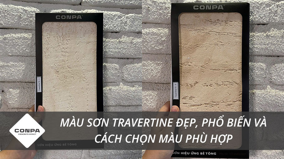 Màu sơn travertine