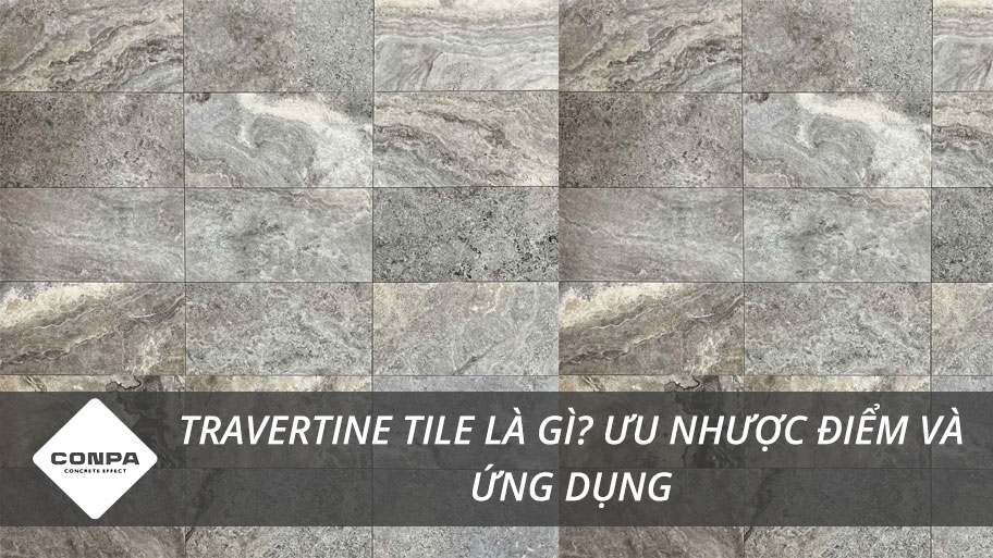 Travertine tile