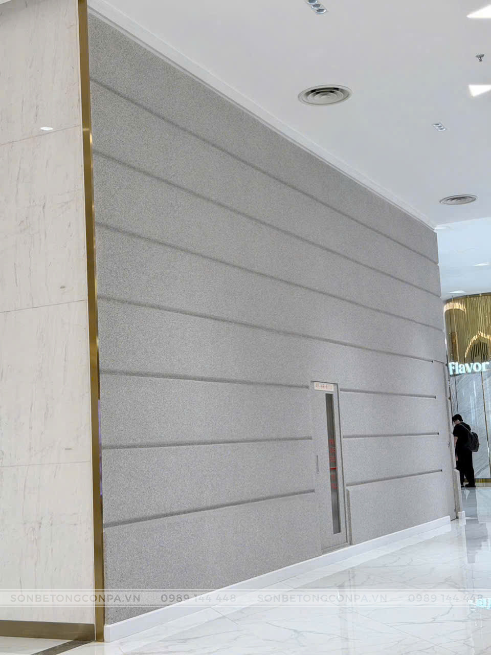 Thiso Mall Sala Chi tiết sơn Conpa tại Thiso Mall Sala